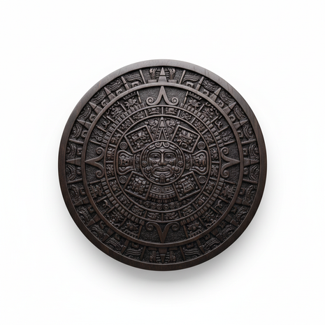 Aztec Sun Stone Wall Art