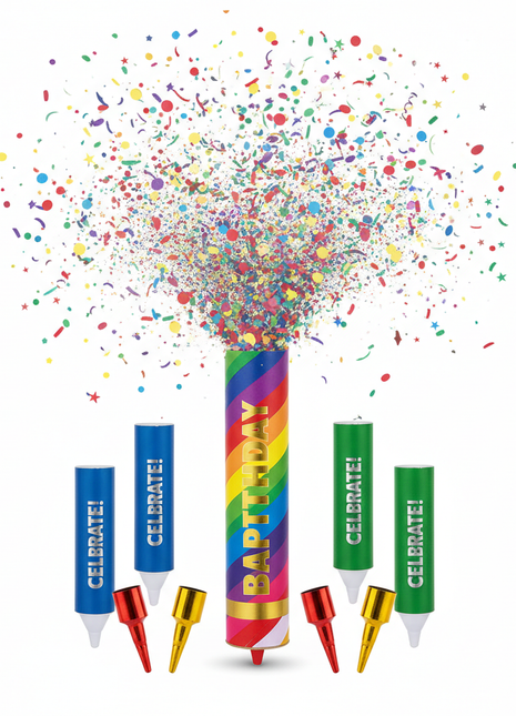 Birthday Confetti Cannon Pack
