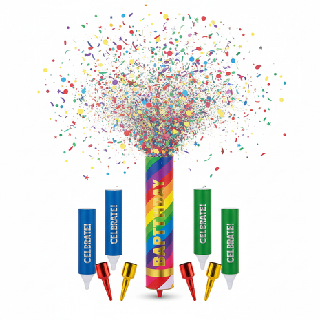 Birthday Confetti Cannon Pack