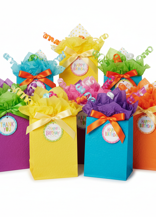 Birthday Party Favor Gift Bags Set