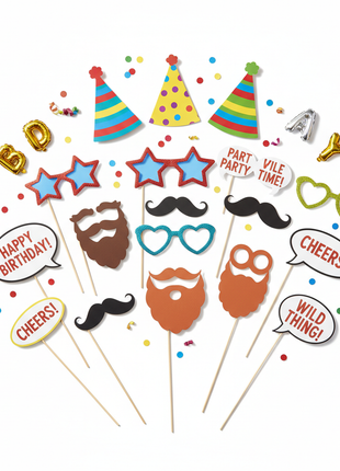Birthday Photo Booth Props Kit