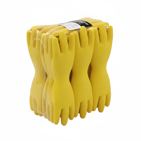 Chemical-Resistant Cleaning Gloves (12-Pack)