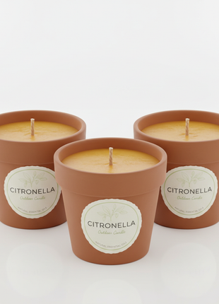 Citronella Outdoor Candle Set