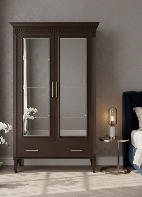 Classic Mirrored Armoire