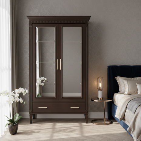 Classic Mirrored Armoire