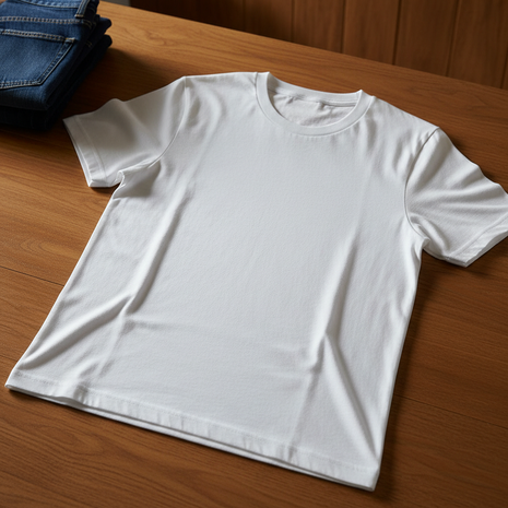 Classic Cotton Crew Neck T-Shirt