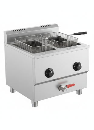 Commercial Dual Basket Deep Fryer
