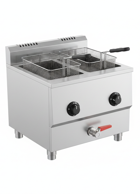 Commercial Dual Basket Deep Fryer