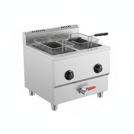 Commercial Dual Basket Deep Fryer