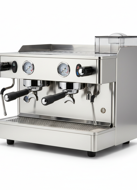 Commercial 2-Group Semi-Automatic Espresso Machine