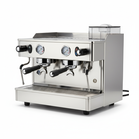 Commercial 2-Group Semi-Automatic Espresso Machine