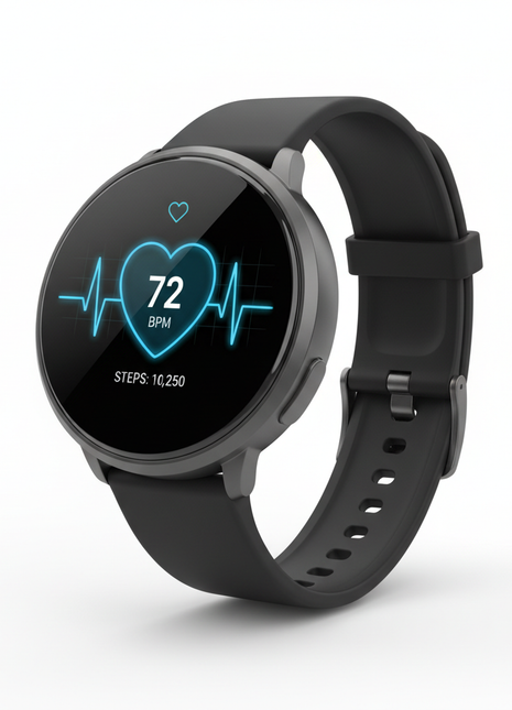Fitness Smartwatch with Heart Rate Monitor