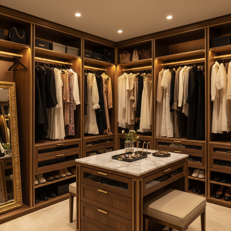 Luxury Walk-In Closet System