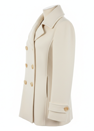 Classic Cream Peacoat