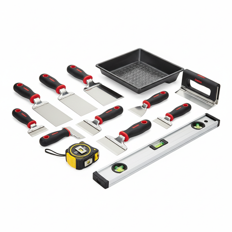 Deluxe Home Repair & Drywall Tool Set
