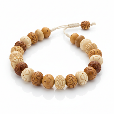 Tagua Nut Necklace — Ecuadorian Vegetable Ivory Jewelry