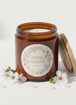 Spring Botanical Soy Wax Candle