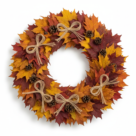 Autumn Leaf Wreath