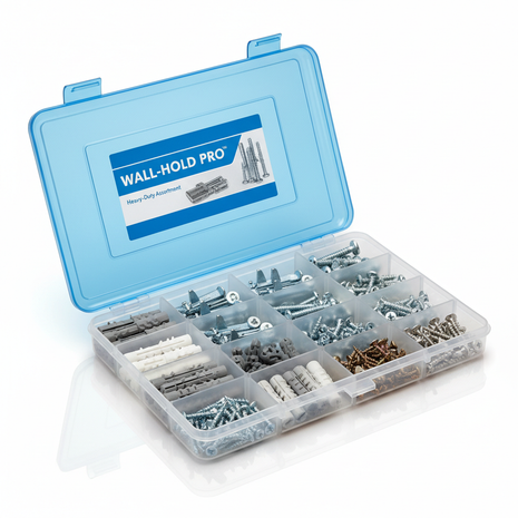 Heavy-Duty Wall Anchor & Screw Kit