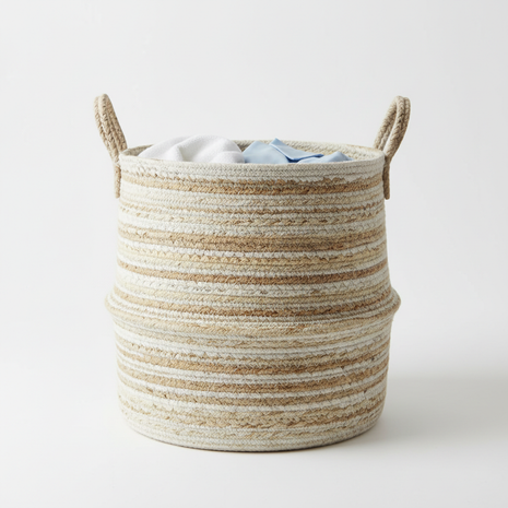 Laundry Baskets – Large Woven Hamper with Handles