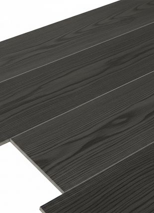 Dark Gray Wood Plank Peel and Stick Floor Tiles - 6x36 Inch (10 Pack)