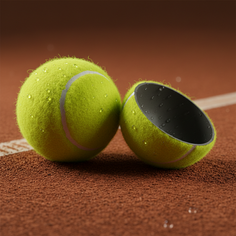 Professional Tennis Balls – Pack of 4 Pressurized Match Balls