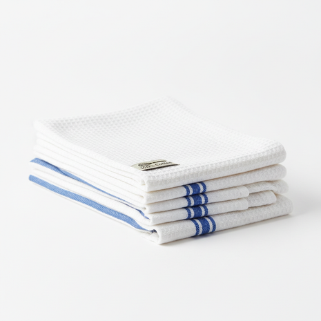 Cotton Kitchen Dish Towels (4-Pack)