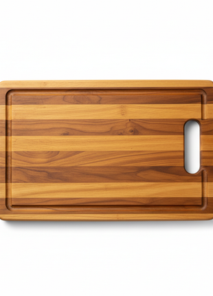Premium Bamboo Cutting Board with Juice Groove