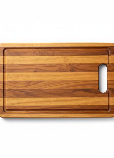 Premium Bamboo Cutting Board with Juice Groove