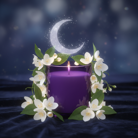Jasmine Moonlight Scented Candle