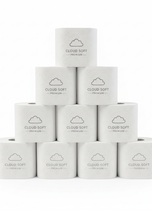 12-pack soft premium toilet paper rolls