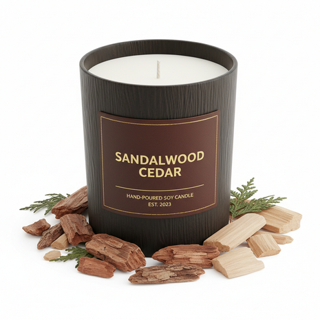 Sandalwood & Cedar Candle