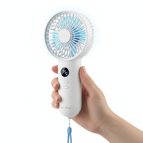 Portable Fans – Rechargeable Handheld Personal Fan for Outdoor Use