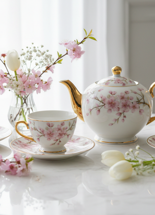 Spring Blossom Tea Set