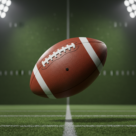 Official Size Football – Pebbled Leather Game Ball