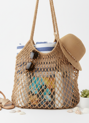 Mesh Beach Tote Bag