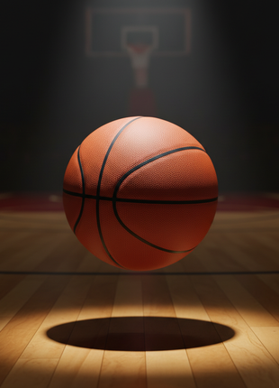 Official Size Basketball – Indoor/Outdoor Pebbled Leather