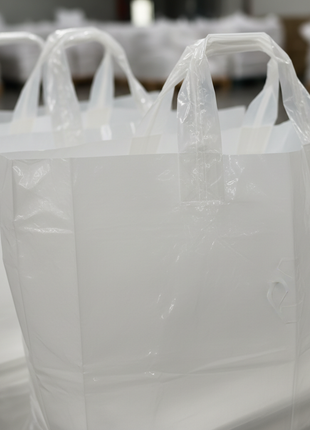 Heavy-Duty Plastic Shopping Bags