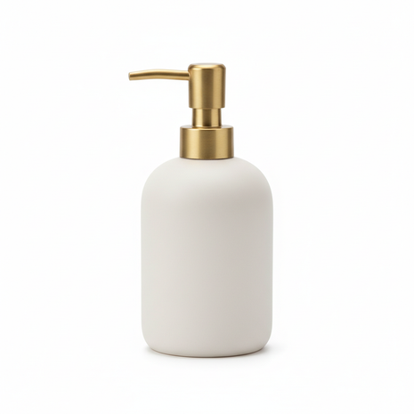 Brass & Ceramic Soap Dispenser