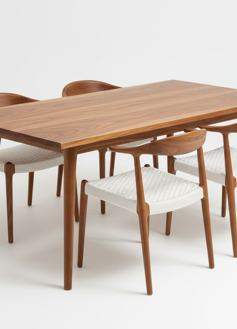 Acacia Wood 6-Seater Dining Table