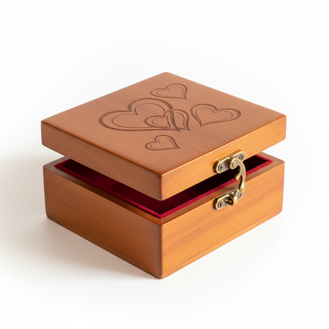 Romantic Couple's Keepsake Box
