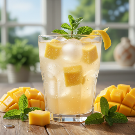 Sparkling Mango Lemonade