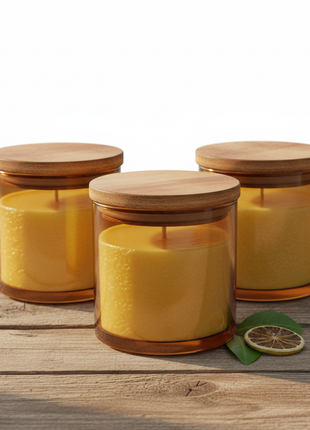Outdoor Citronella Candle Set – 3 Pack