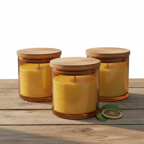 Outdoor Citronella Candle Set – 3 Pack