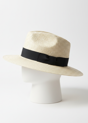 Handwoven Toquilla Straw Panama Hat – Montecristi Style