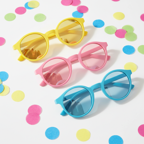 Retro Round Festival Sunglasses