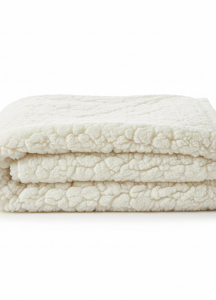Oversized Sherpa Fleece Throw Blanket