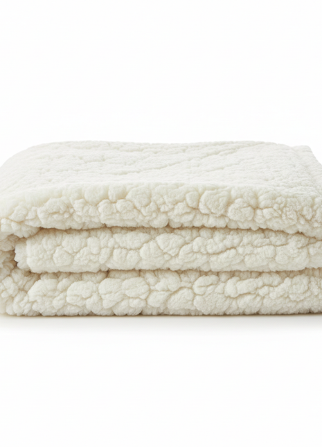 Oversized Sherpa Fleece Throw Blanket