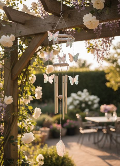Butterfly Garden Wind Chime