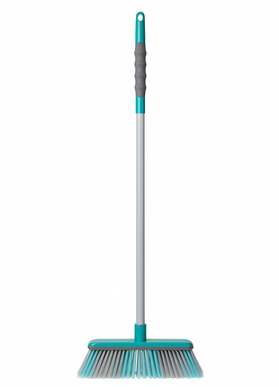 Indoor Soft Bristle Ergonomic Broom with Dustpan